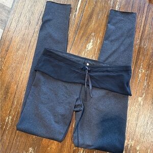 lululemon grey Fold-Over Waist Leggings
